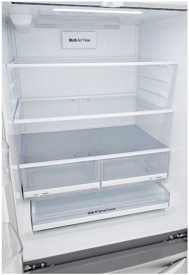 Réfrigérateur à portes françaises de 33 po LG® de 25,2 pi³ - Acier inoxydable 4
