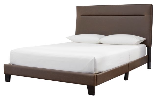 Signature Design by Ashley® Adelloni Brown Queen Upholstered Bed 0