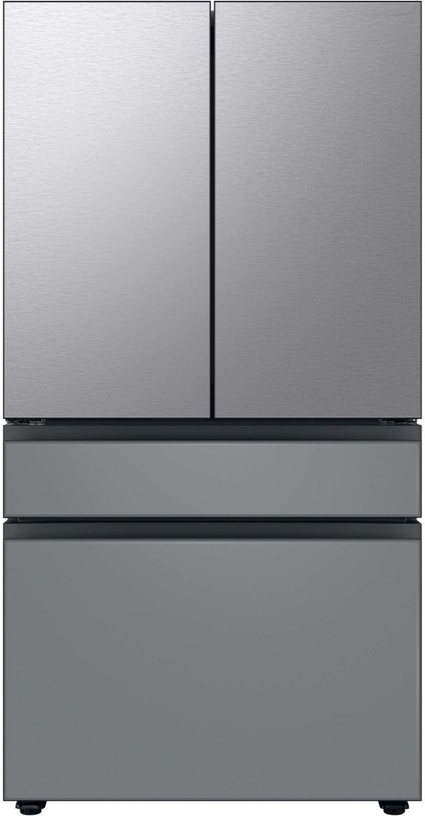 Samsung Bespoke 36" Matte Grey Glass French Door Refrigerator Middle Panel 7