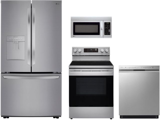 LG 4 Piece Stainless Steel Kitchen Package 0