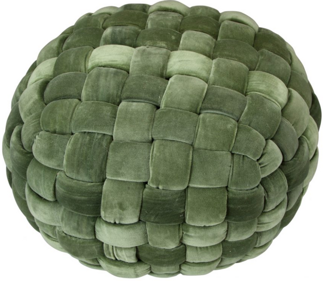Moe's Home Collection Jazzy Chartreuse Pouf 2