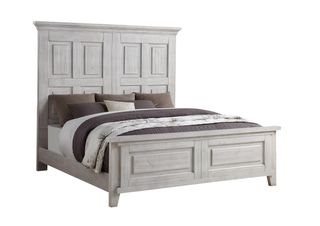 Holland House King White Panel Bed