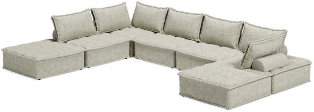 Signature Design by Ashley® Bales 7 Piece Taupe Sectional Set 0