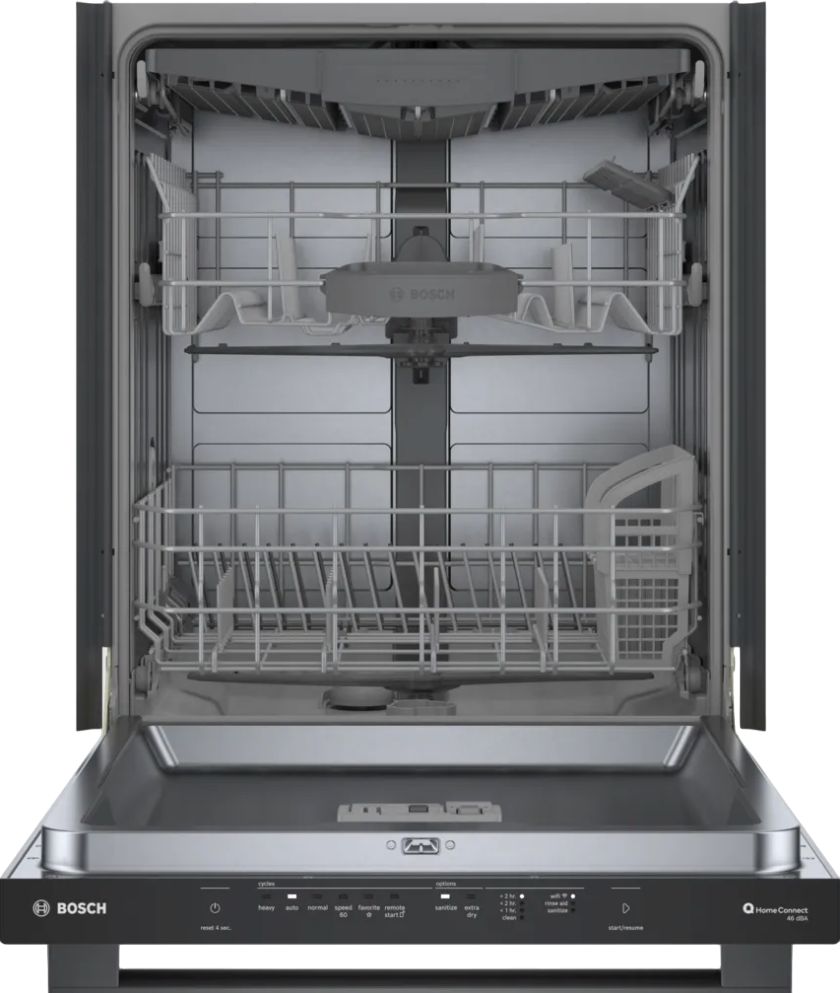 Bosch® 100 Series 24" Black Stainless Steel Top Control Built In ...