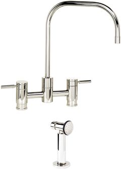 Waterstone™ Faucets Fulton Bridge Kitchen Faucet with Side Spray