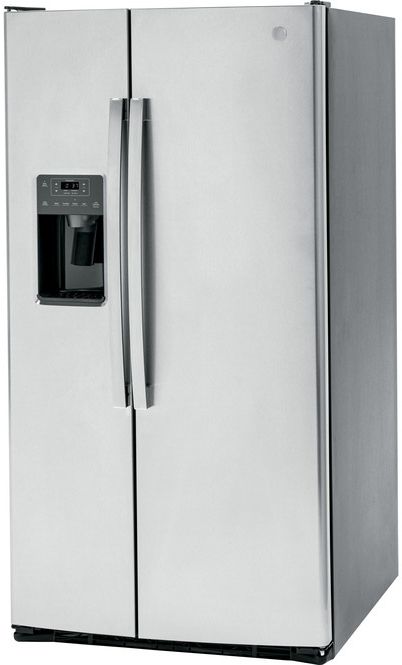 GE® 25.3 Cu. Ft. Fingerprint Resistant Stainless Steel Side-by-Side Refrigerator 2