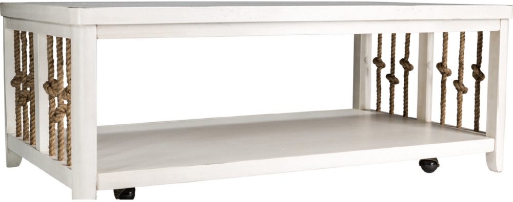Liberty Furniture Dockside II White Cocktail Table