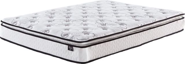 Sierra Sleep® By Ashley® Bonnell 2-Piece White 10" Pillow Top Queen Mattress Set-1