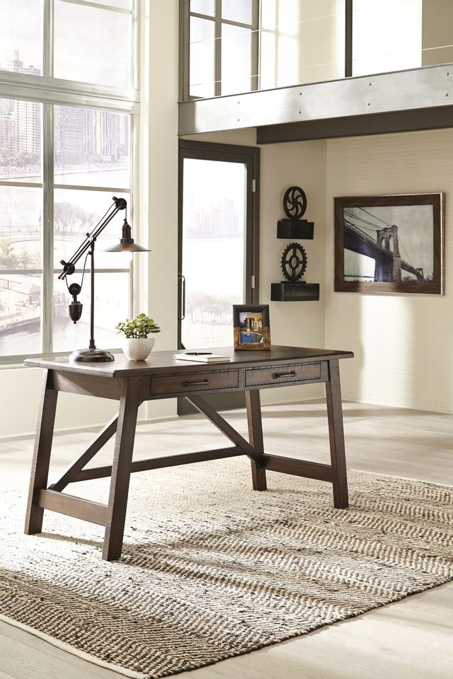 Signature Design by Ashley® Luxenford Grayish Brown Home Office Desk 9