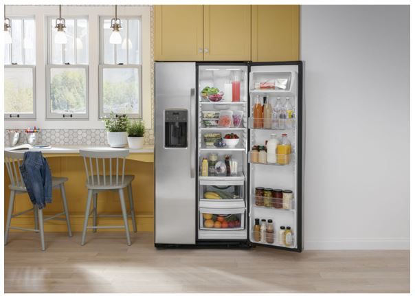 GE® 25.3 Cu. Ft. Bisque Side-by-Side Refrigerator 39