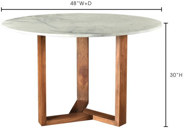 Moe's Home Collection Jinxx Brown Dining Table 4
