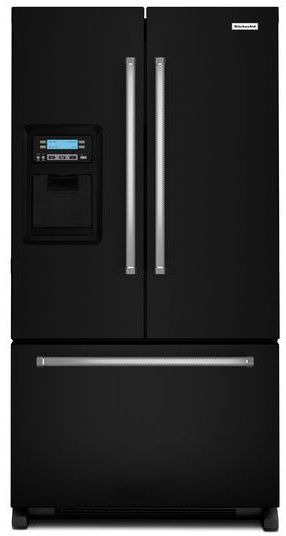 KitchenAid 19.72 Cu. Ft. French Door Refrigerator-Black 0