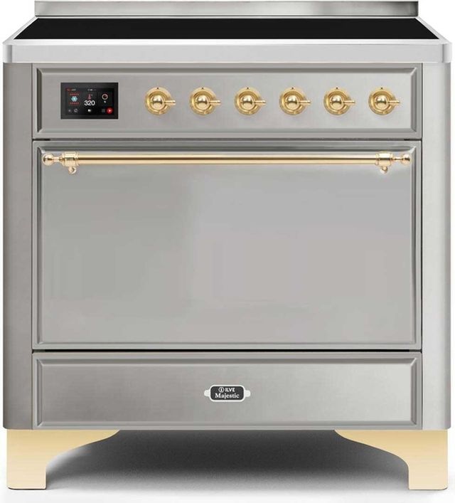 Ilve Majestic Series 36" Stainless Steel Freestanding Electric Range 21