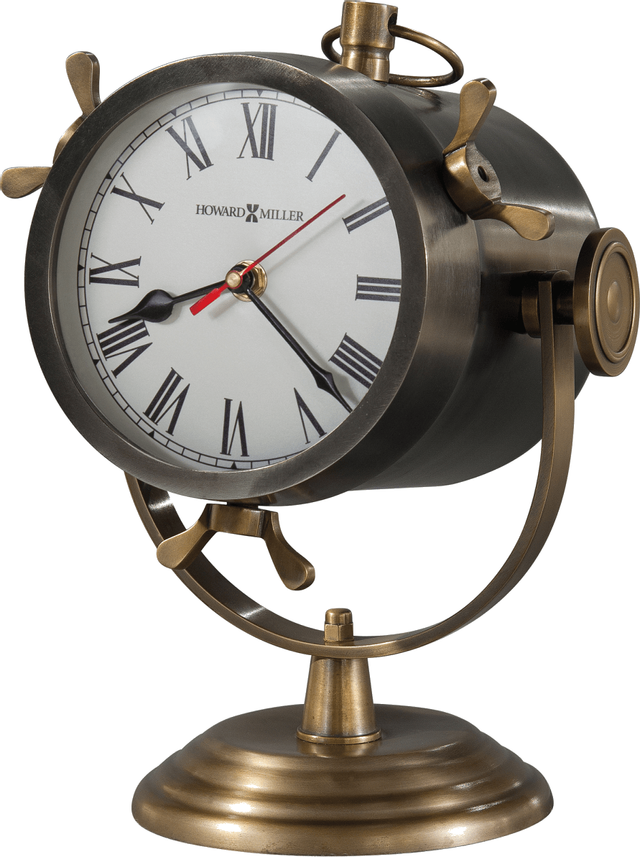 Howard Miller® Vernazza Antique Nickel Mantel Clock