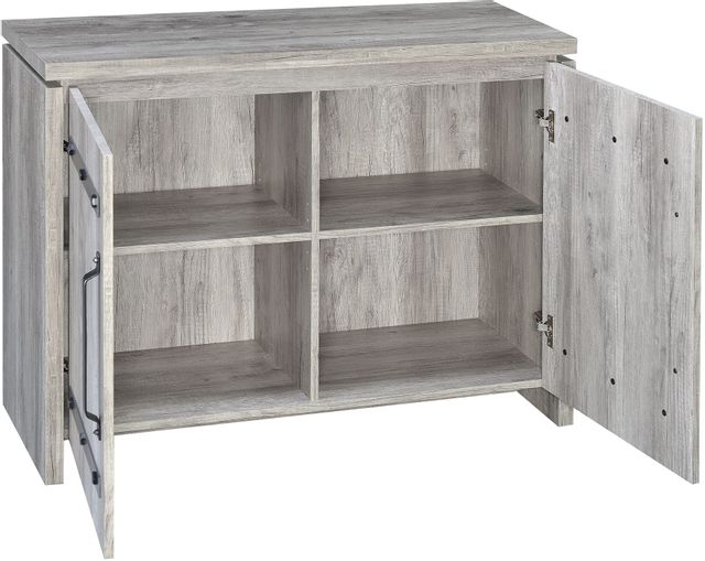 Coaster® Grey Driftwood 2-Door Accent Cabinet 2