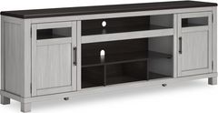 Signature Design by Ashley® Darborn Gray/Brown 88" TV Stand
