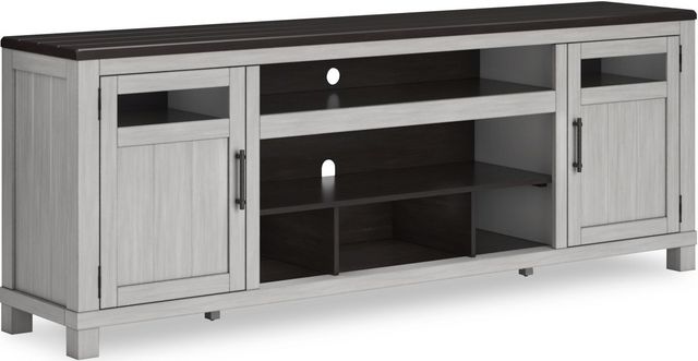 Signature Design by Ashley® Darborn Gray/Brown 88" TV Stand-0