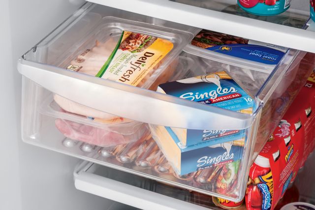 Frigidaire® 18.0 Cu. Ft. White Top Freezer Refrigerator 9