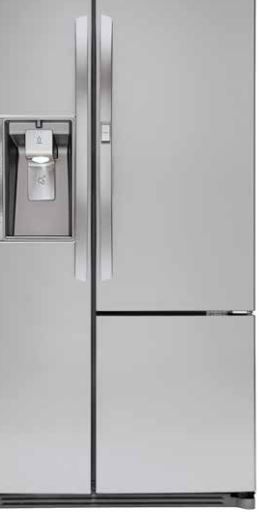 LG 26 Cu. Ft. Side By Side Refrigerator-Stainless Steel