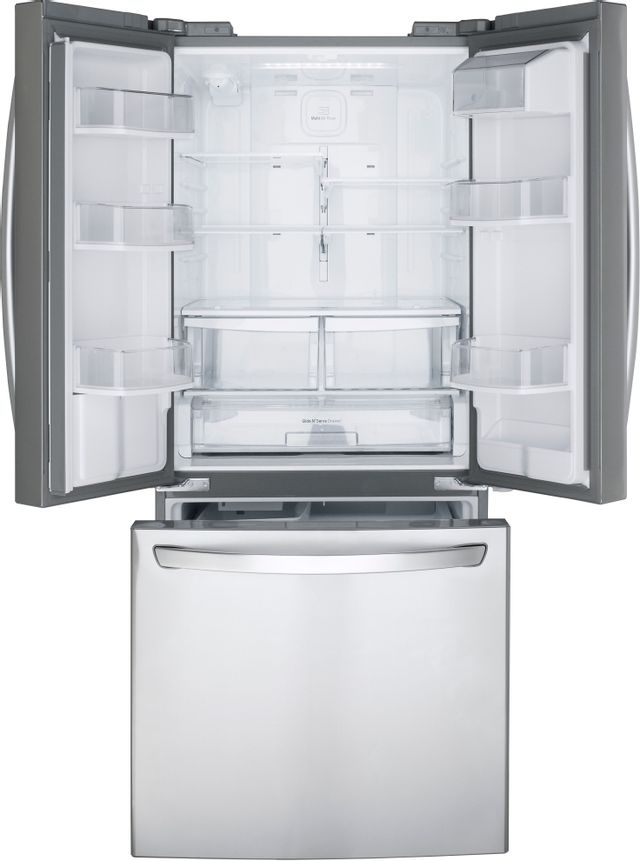 LG 21.8 Cu. Ft. Stainless Steel French Door Refrigerator-2