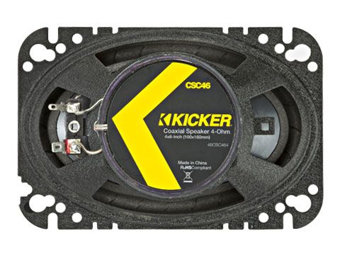 Kicker® CSC46 4" x 6" Coaxial Speakers 3