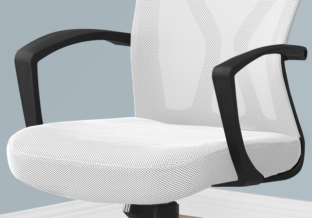 Monarch Specialties Inc. Black/White Office Chair-2