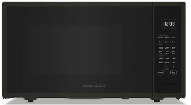 KitchenAid® 2.2 Cu. Ft. Black Stainless Steel with PrintShield™ Finish Countertop Microwave