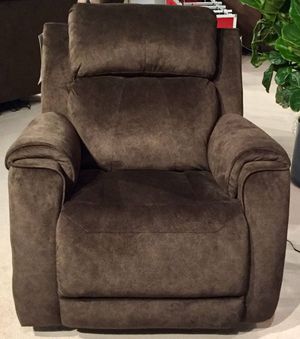 Southern Motion™ Contour Cocoa Power Headrest Wall Saver Recliner