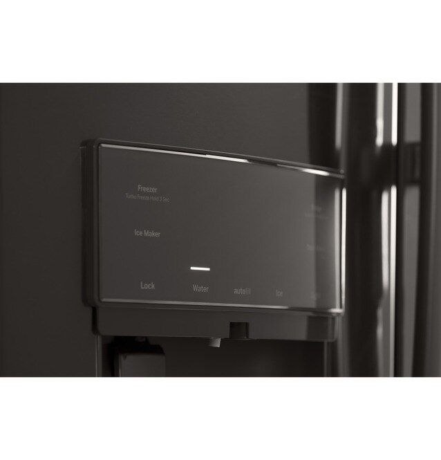 GE Profile™ 27.8 Cu. Ft. Black Stainless Steel French Door Refrigerator 7