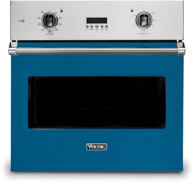 Viking® Professional 5 Series 30" Alluvial Blue Built In Single Electric Select Wall Oven