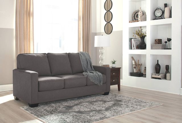 Signature Design by Ashley® Zeb Charcoal Full Sofa Sleeper 3