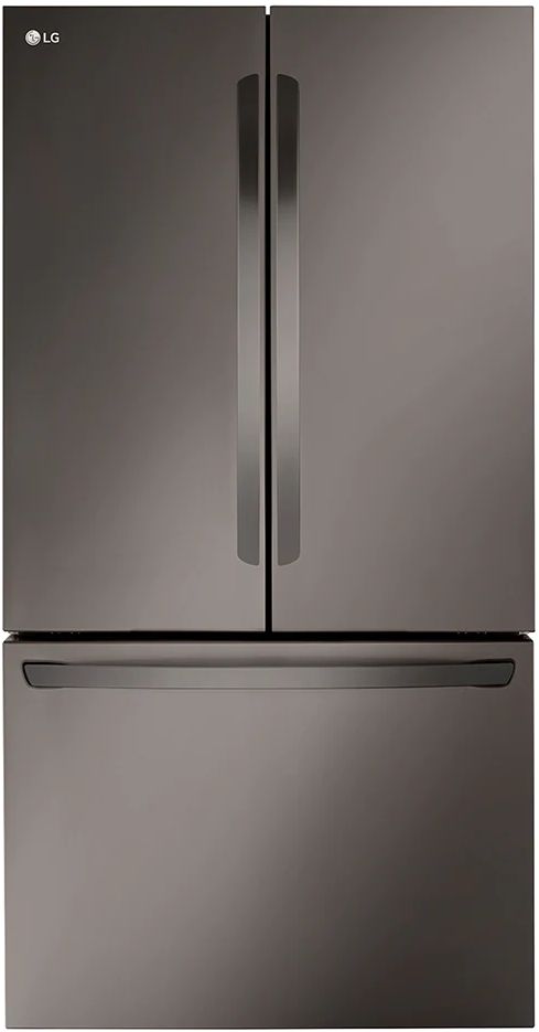 Black stainless steel fridge deals counter depth