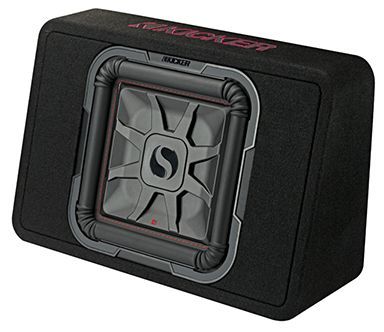 Kicker® Single 8" 2-Ohm L7T Car Speaker Loaded Enclosure 2