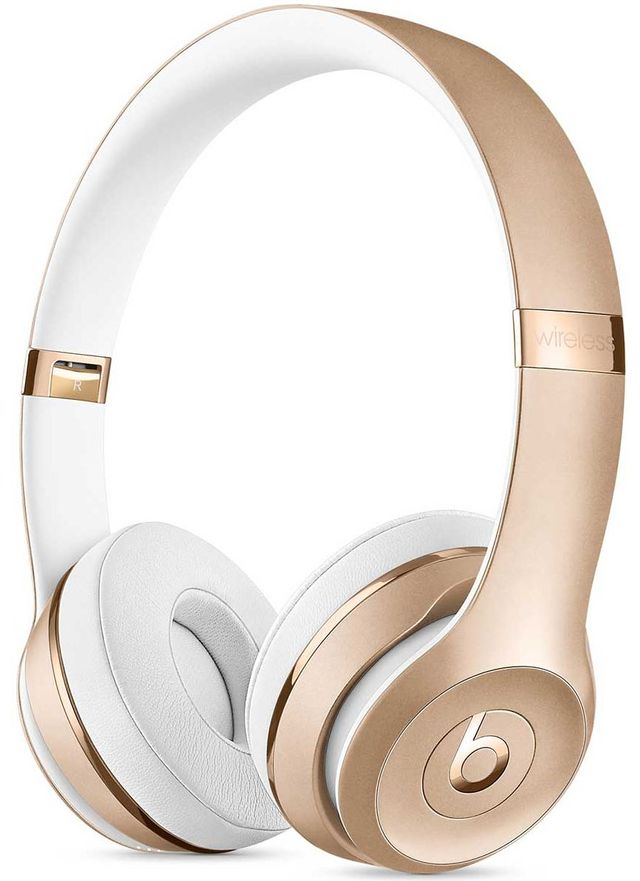 Beats by Dr. Dre Solo3 Wireless Gold On–ear Bluetooth Headphones