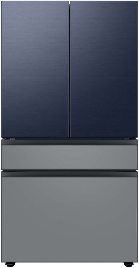 Samsung Bespoke 36" Matte Grey Glass French Door Refrigerator Bottom Panel 6