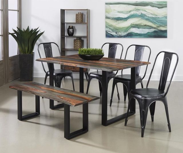 Coast2Coast Home™ Sierra II Black/Brown Rectangular Dining Table-3