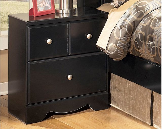 Signature Design by Ashley® Shay Almost Black Nightstand 3