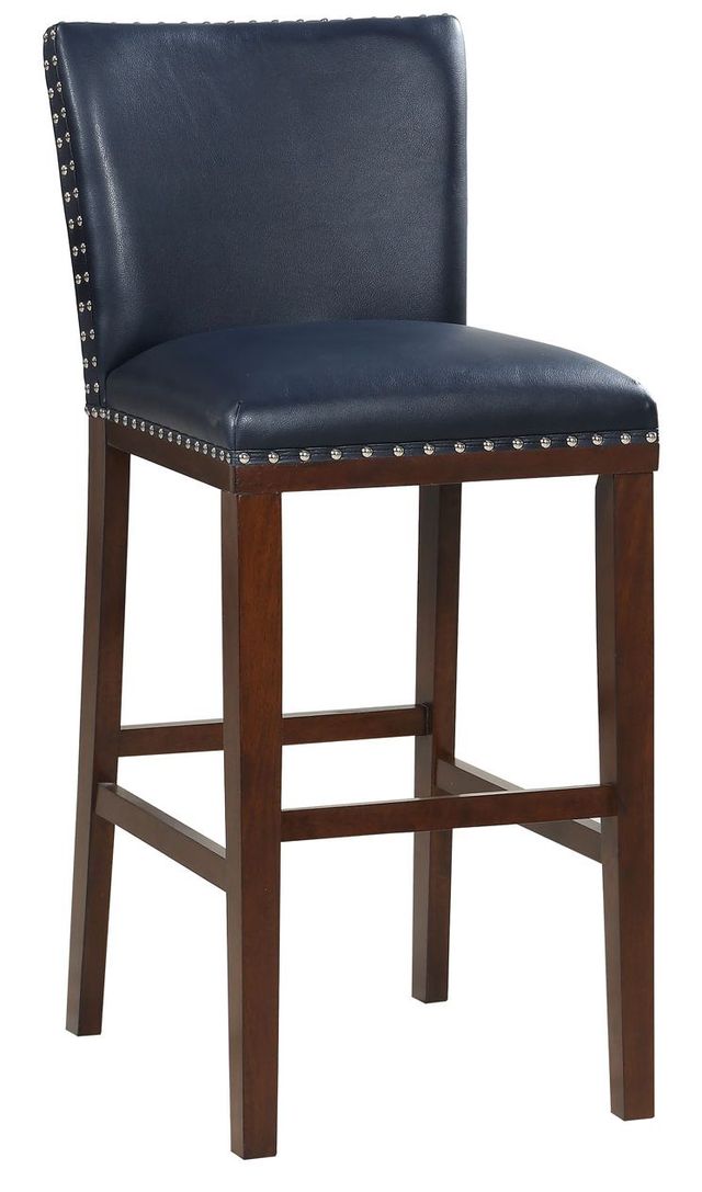 Steve Silver Co.® Tiffany Navy KD Bar Chair Johnson's Furniture ...