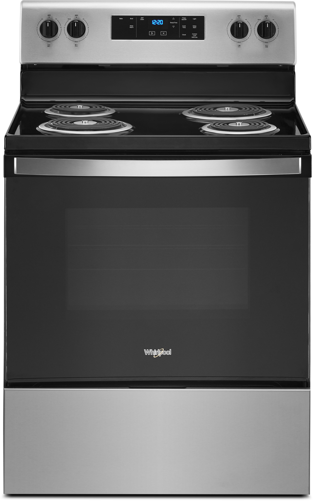 Whirlpool® 30" Stainless Steel Free Standing Electric Range-WFC315S0JS-0