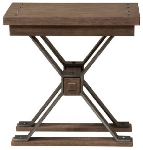 Liberty Sonoma Road Weather Beaten Bark Chair Side Table 2