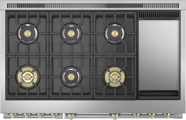 Monogram® Statement Collection 48" Stainless Steel Pro Style Gas Range 3