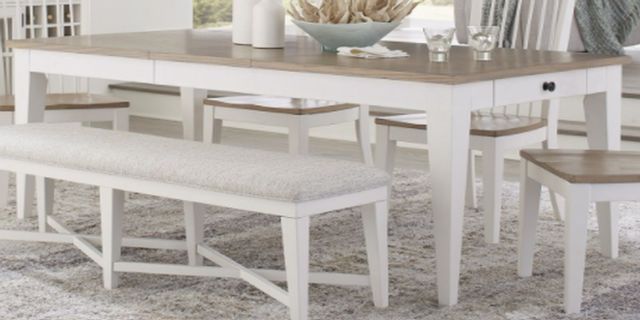Parker House® Americana Modern Dining Cotton and Weathered Natural Dining Table