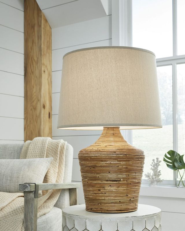 Signature Design by Ashley® Kerrus Brown Table Lamp 4