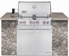 Weber® Summit® S-460™ Stainless Steel Built-In Natural Gas Grill
