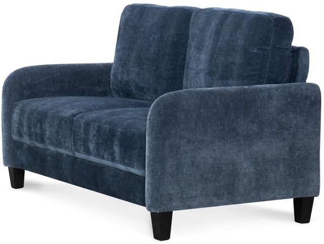 Home Furniture Outfitters Everly Blue Loveseat-3