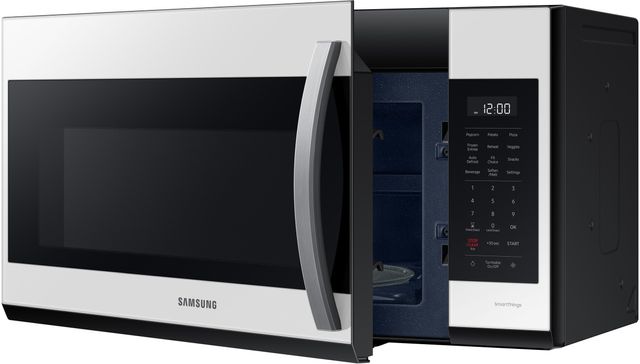 Samsung Bespoke 1.9 Cu. Ft. White Glass Over The Range Microwave 6