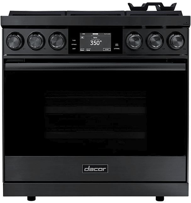 Dacor® Contemporary 36" Stainless Steel Pro Dual Fuel Steam Range 0