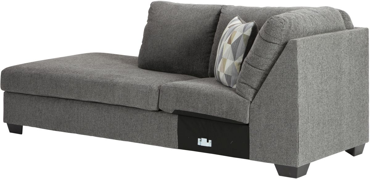 Dalhart charcoal 2 piece on sale right chaise sectional