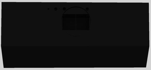 Vent-A-Hood® 48" Wall Mounted Liner Insert-Black 1