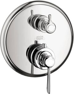 AXOR Montreux Chrome Thermostatic Trim with Volume Control and Diverter